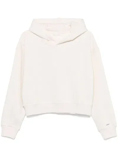 Liu •jo Rhinestone-embellished Hoodie In White