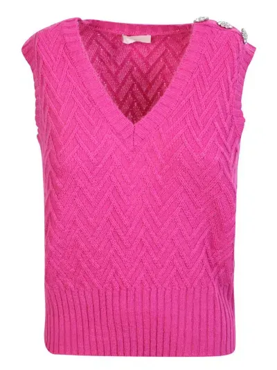 Liu •jo Liu Jo Vests In Pink