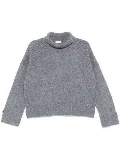 Liu •jo Wool Jumper In Grey