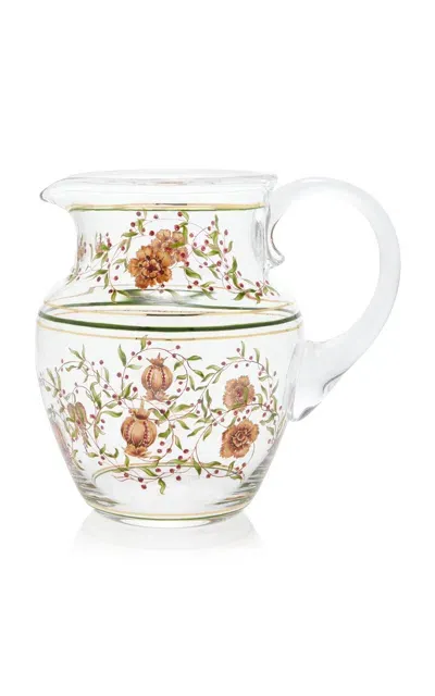 Lobmeyr Exclusive Renaissance Malerei Glass Pitcher In Multi