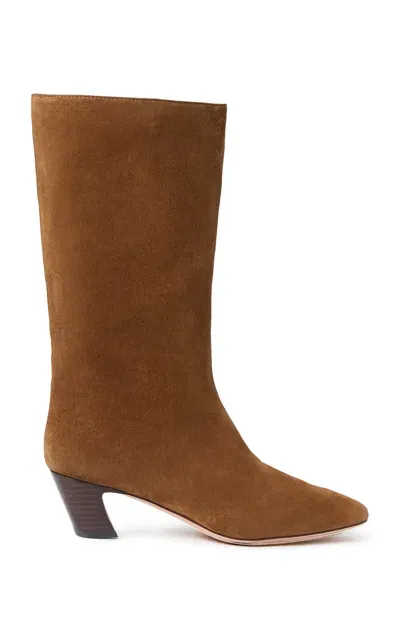 Loeffler Randall Women's Pointed Mid Shaft Boots In Brown