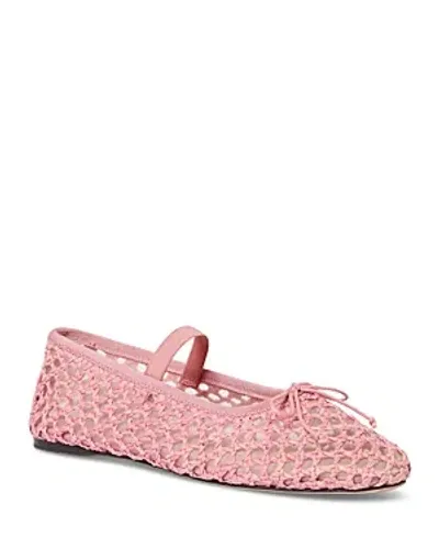 Loeffler Randall Women's Leonie Raffia Ballet Flats In Pink