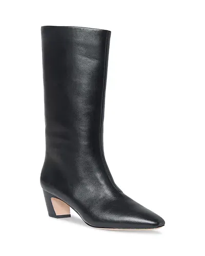 Loeffler Randall Women's Pointed Mid Shaft Boots In Black