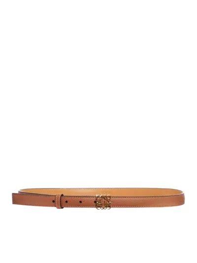 Loewe Anagram Belt In White