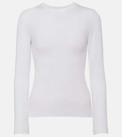 Loewe Anagram Wool-blend Top In White