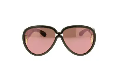 Loewe Aviator Frame Sunglasses In Brown