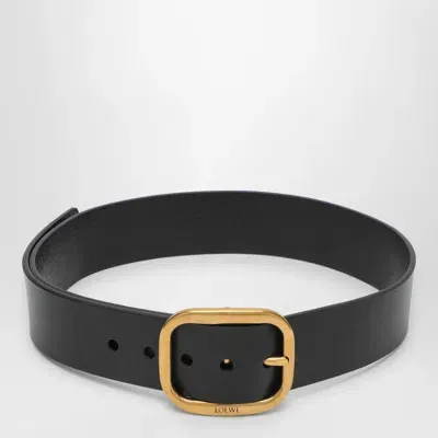 Loewe Black Calfskin Belt