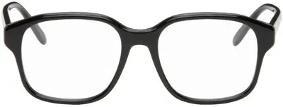 Loewe Black Slim Glasses In 001 Shiny Black