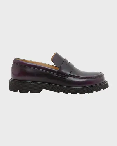 Loewe Blaze Casual Penny Loafers In Maliblack