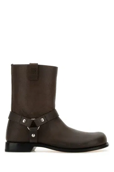 Loewe Campo Biker Boot-42 Nd  Male In Brown