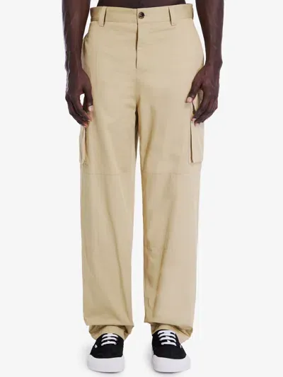 Loewe Cargo Trousers In Beige