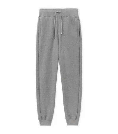 Loewe Cotton-cashmere Sweatpants In Grey