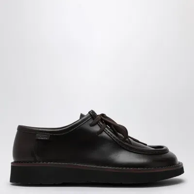 Loewe Dark Brown Faro Leather Lace-up