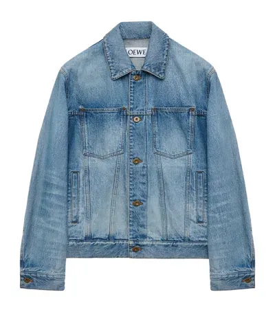 Loewe Denim Jacket In Blue