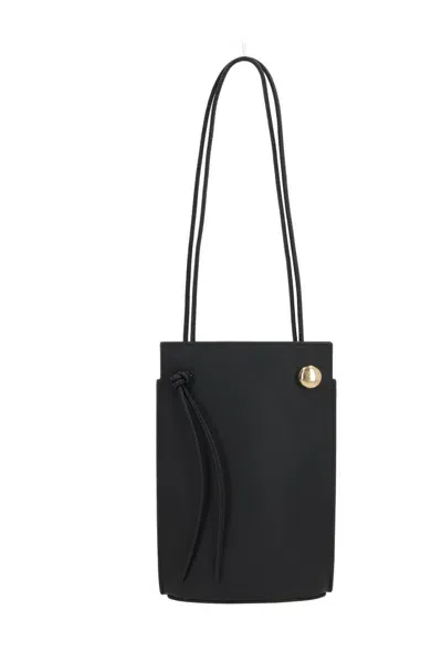 Loewe Drawstring Tote Bag In Black