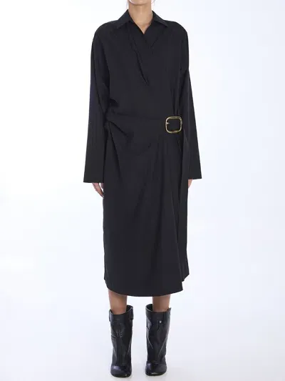 Loewe Belt Wallet Dress In Black