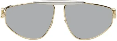 Loewe Gold Spoiler New Aviator Sunglasses In Shiny Endura Gol