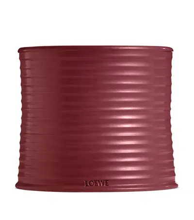 Loewe Large Beetroot Candle In Burgundy