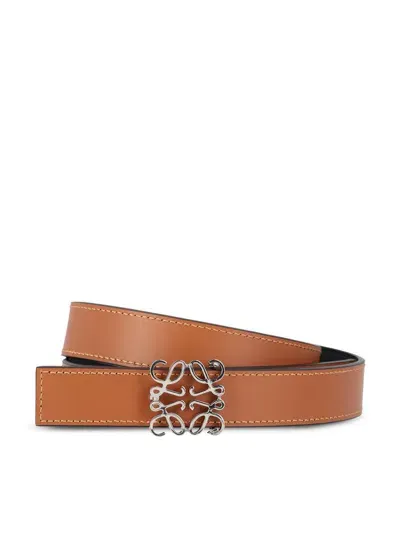 Loewe Logo Buckled Reversible Belt In Multi