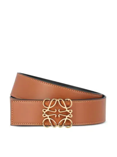 Loewe Logo Buckled Reversible Belt In Multi