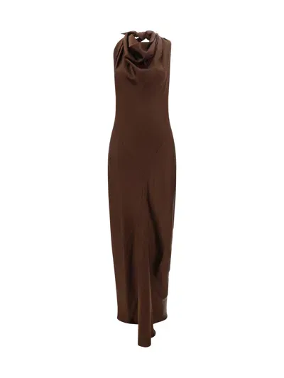 Loewe Long Dress In Multicolor