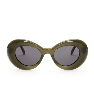 Loewe Lw40112i 4796a Acetate Sunglasses In Brown