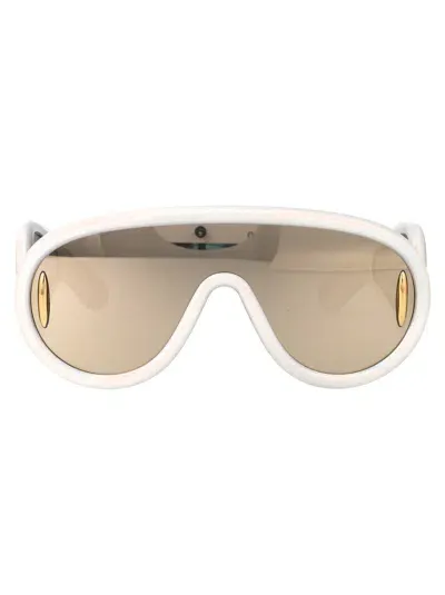 Loewe Mask Sunglasses Lw40108 I 24 C In White