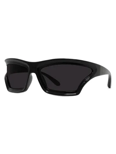 Loewe Men's Paula's Ibiza Acetate Mask Sunglasses In Black Dark Grey