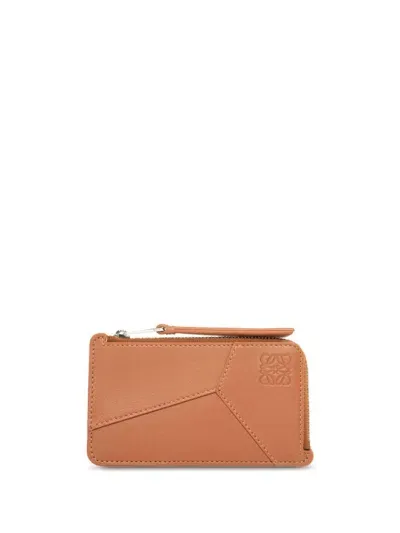 Loewe Puzzle Card Holder In Neutrals