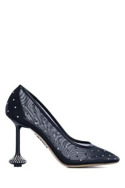 Loewe Scarpe Con Tacco In Black Silver