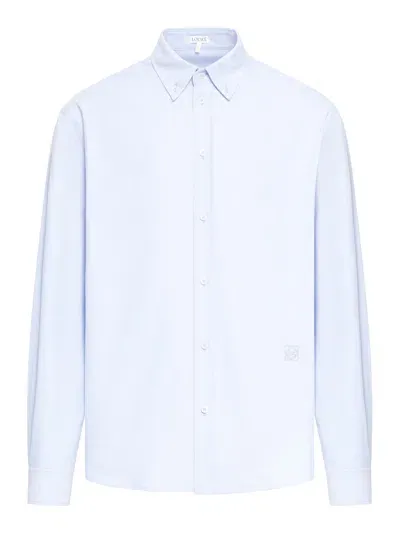 Loewe Shirt In Cotton In Blue