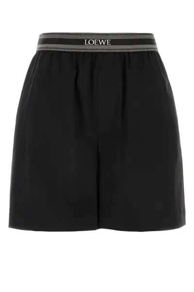 Loewe Shorts-xs Nd  Female In Black