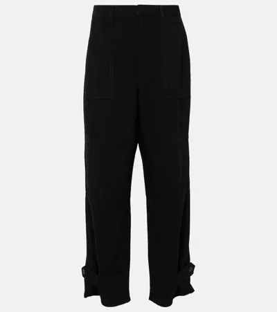 Loewe Tapered Cargo Pants In Black