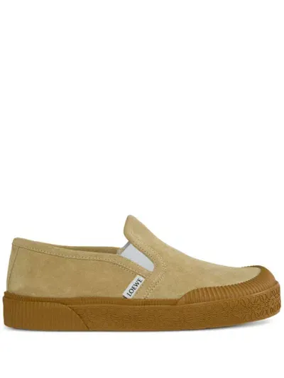 Loewe Terra Vulca Slip-on Sneakers In Neutrals