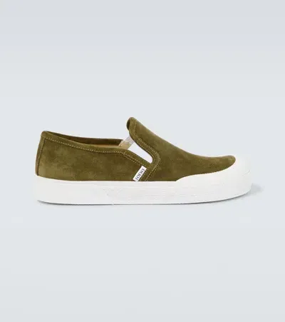 Loewe Sneakers Slip-on Terra Vulca In Green