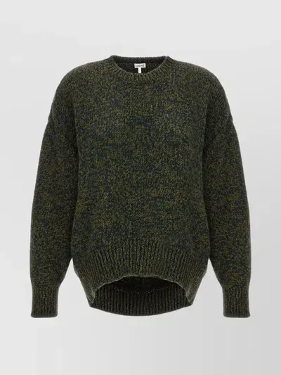 Loewe Wool-blend Sweater In Green