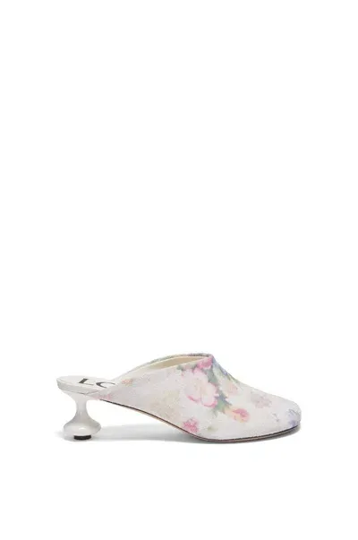 Loewe Toy Mule 45 Print In White