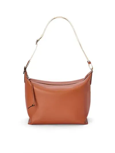 Loewe Borsa Cubi Crossbody In Brown