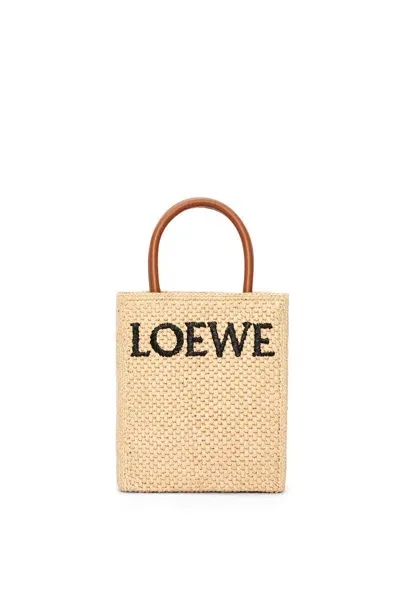 Loewe Women's  Vertical Tote Mini In Natblack