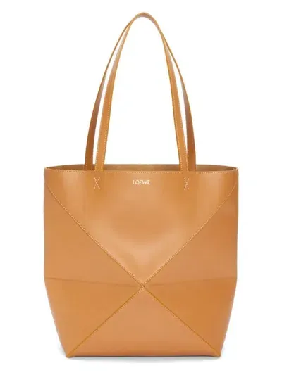 Loewe Women's Medium Puzzle Fold Tote In Warmdesert