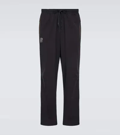 Loewe X On Logo Technical Sweatpants In Black