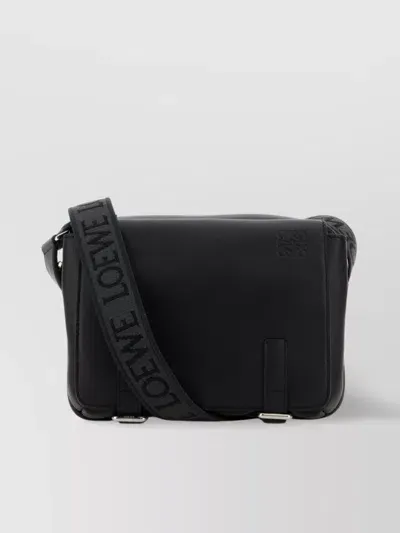 Loewe Xs Military Messenger Bag In Black