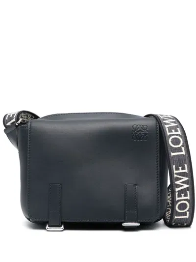 Loewe Xs Military Messenger Bag In Blue