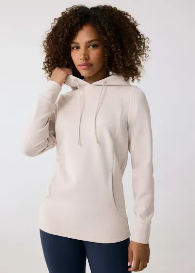 Lole Spacer Long Sleeve Tunic Hoodie In Abalone