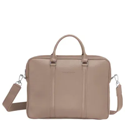 Longchamp Briefcase Xs Le Foulonné In Tourterelle