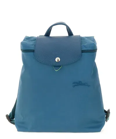 Longchamp Le Pliage Backpack In Blue