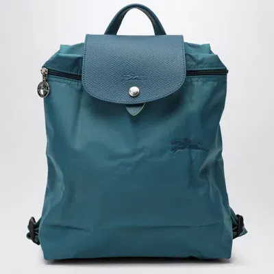 Longchamp Le Pliage Medium Backpack In Blue