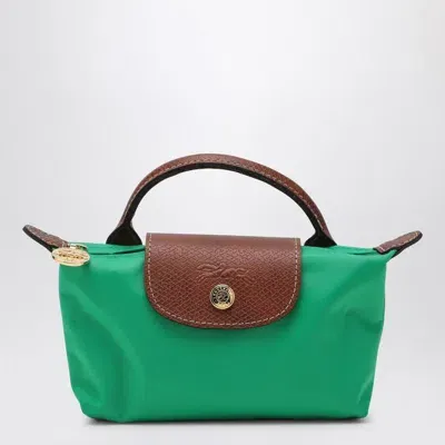 Longchamp Le Pliage Original Clutch Bag In Green