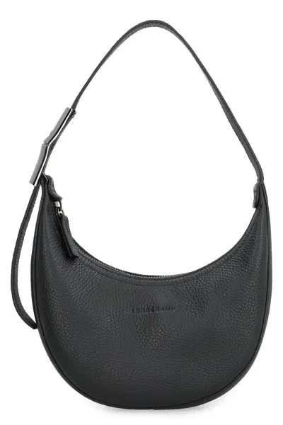 Longchamp Le Roseau Essential S Hobo Bag In Black