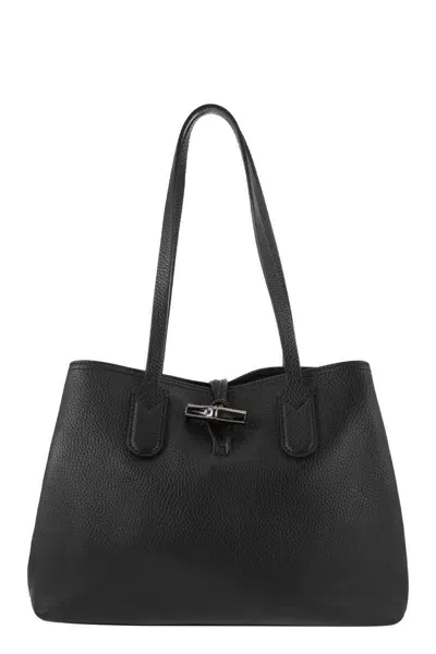 Longchamp Roseau Essential Bag In Black